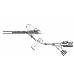 ТЕКТУМ® У Катетер с У-образным коннектором, инъекционной вставкой, удлинительной линией