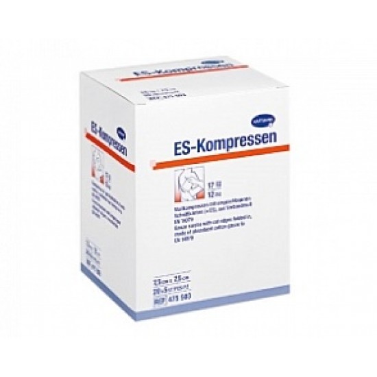 ЕS-KOMPRESSEN - Салфетки (нестерильные): 10 х 10 см; 8 слоев; 17 нитей; 100 шт.