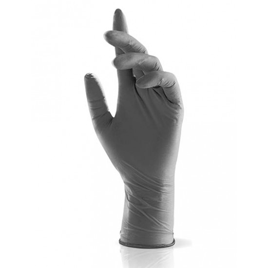 NitriMAX серые смотровые перчатки из нитрила