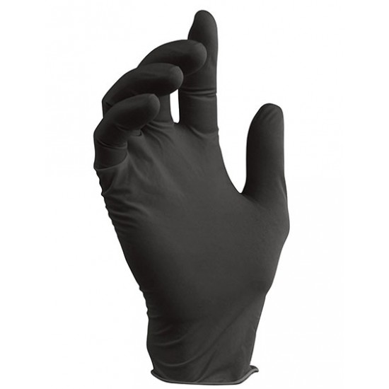 Nitrile черные смотровые перчатки