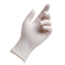 Nitrile белые смотровые перчатки