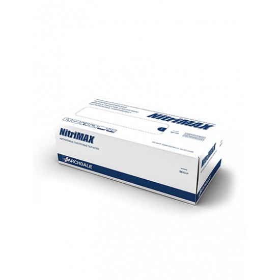 NitriMAX премиум удлиненные медицинские перчатки