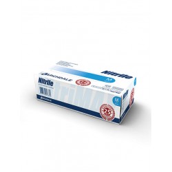 Nitrile голубые смотровые перчатки