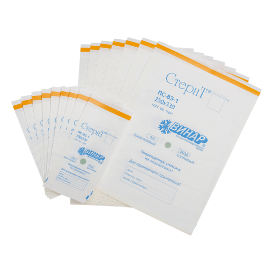 Пакеты из белой влагопрочной бумаги, «СтериТ®»
