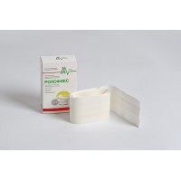 Рулонный фиксирующий пластырь на нетканой основе с сорбционной подушечкой