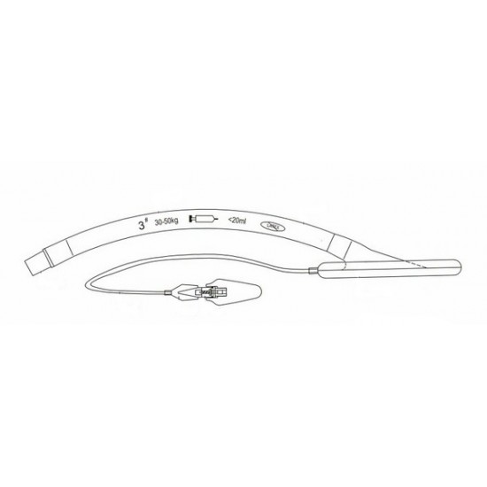 Вентек С Маска ларингеальная силиконовая, с манжетой